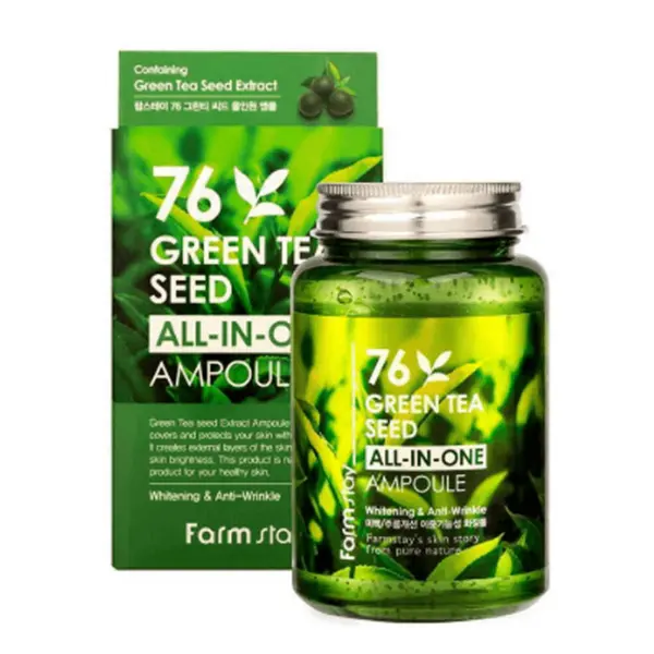 Farmstay 76 Green Tea Seed All-In-One Ampoule 250ml - EmpressKorea