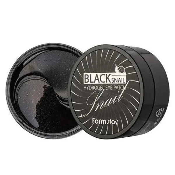 Farmstay Black Snail Hydrogel Eye Patch 90g (60 sheets) - EmpressKorea