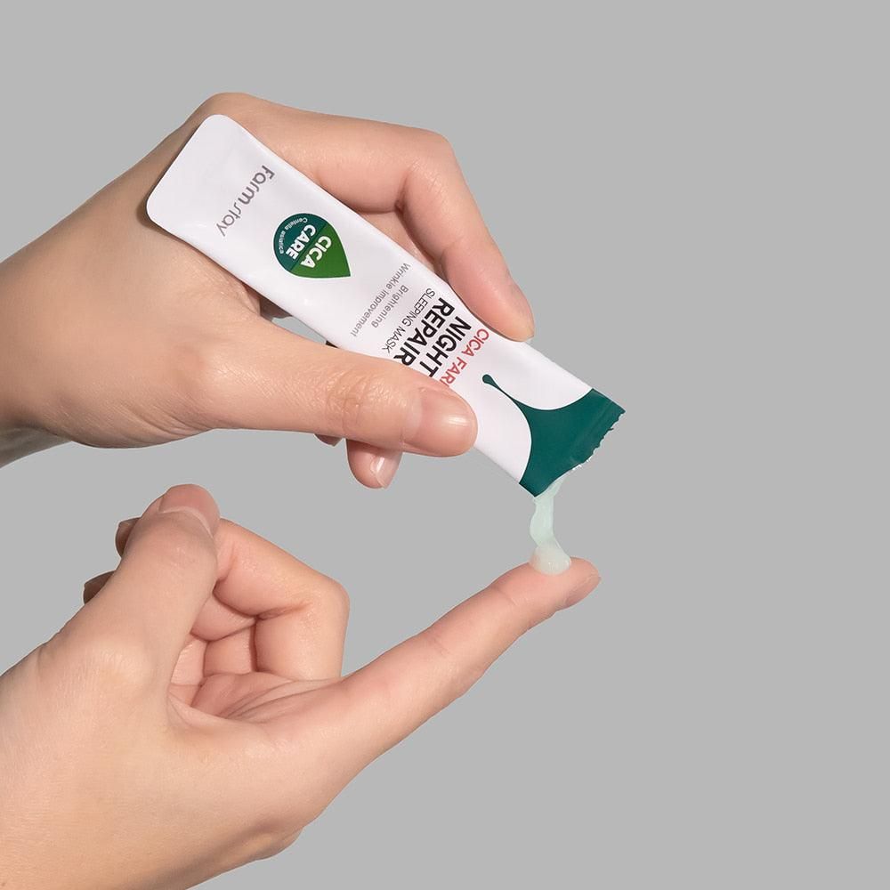 Farmstay Cica Farm Night Repair Sleeping Mask 4ml X 20pcs - EmpressKorea