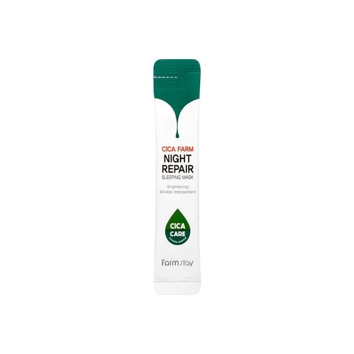 Farmstay Cica Farm Night Repair Sleeping Mask 4ml X 20pcs - EmpressKorea