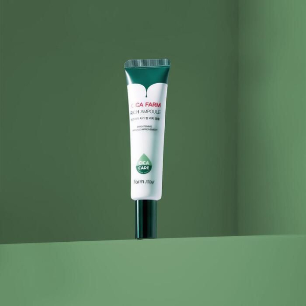 Farmstay Cica Farm Rich Ampoule 30ml - EmpressKorea