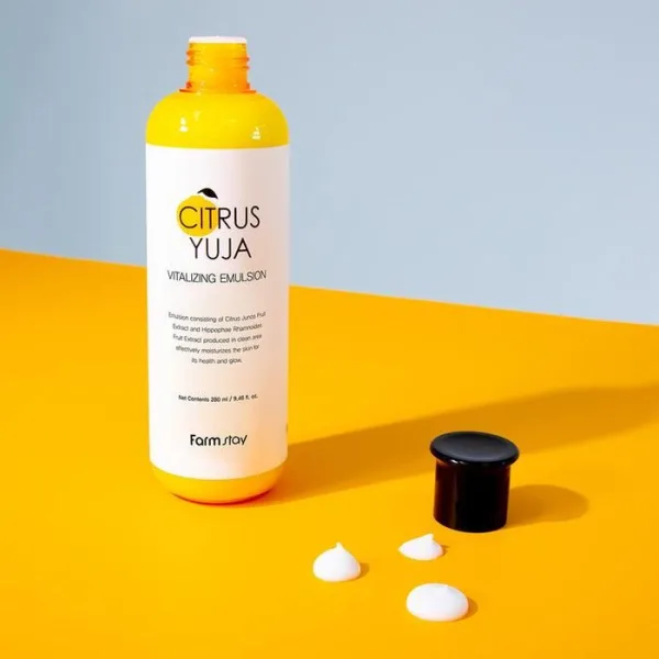 Farmstay Citrus Yuja Vitalizing Emulsion 280ml - EmpressKorea