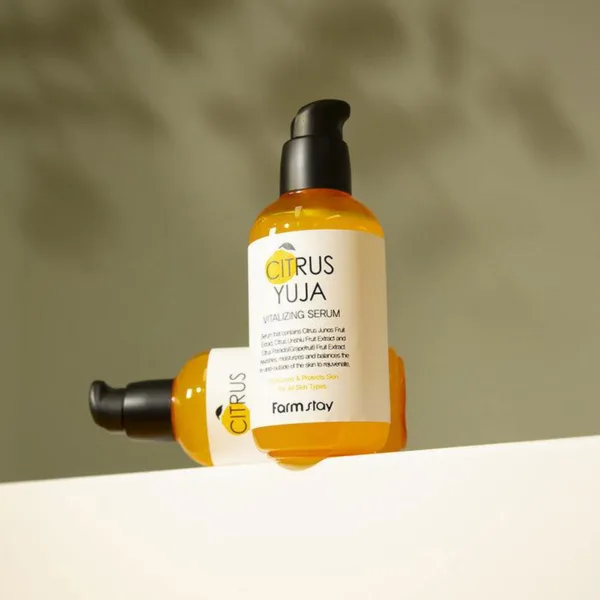 Farmstay Citrus Yuzu Vitalizing Serum 100ml - EmpressKorea