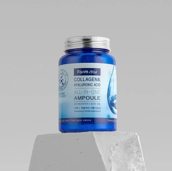 Farmstay Collagen & Hyaluronic Acid All-In-One Ampoule 250ml - EmpressKorea