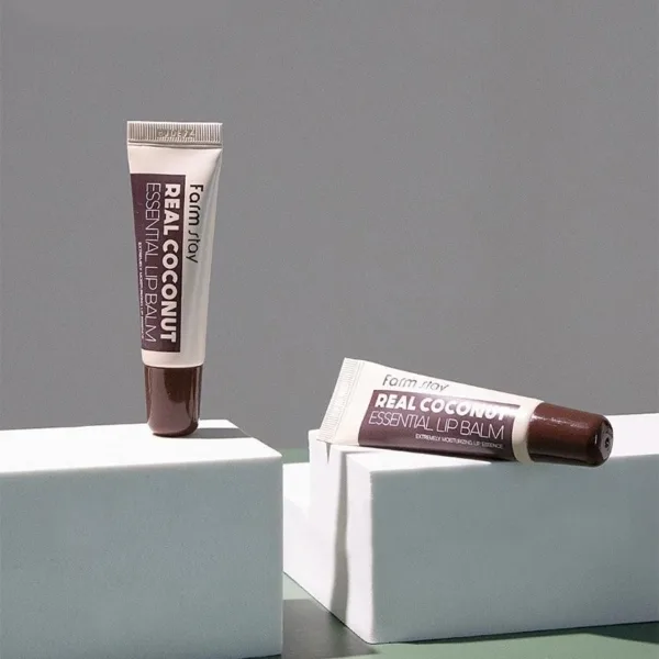 Farmstay Real Coconut Essential Lip Balm 10g - EmpressKorea