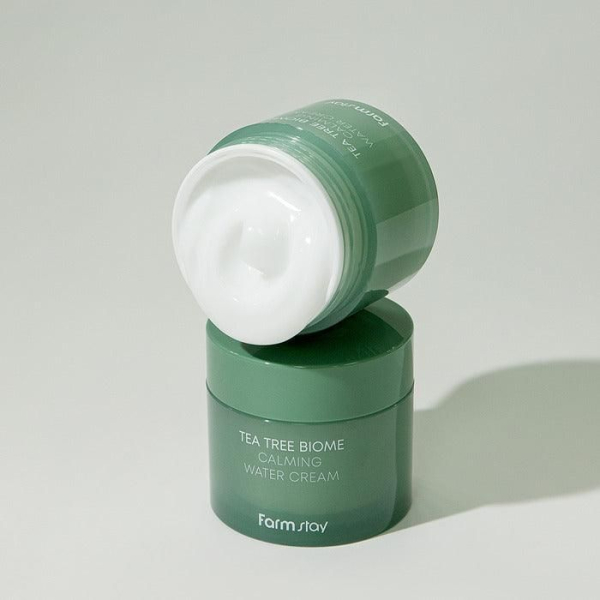 Farmstay Tea Tree Biome Calming Water Cream 80ml - EmpressKorea