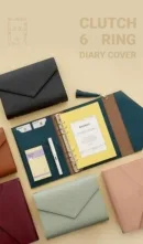 Funny Made Clutch 6 Ring Diary Cover A5 Set - EmpressKorea