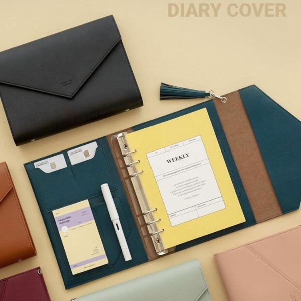 Funny Made Clutch 6 Ring Diary Cover A5 Set - EmpressKorea