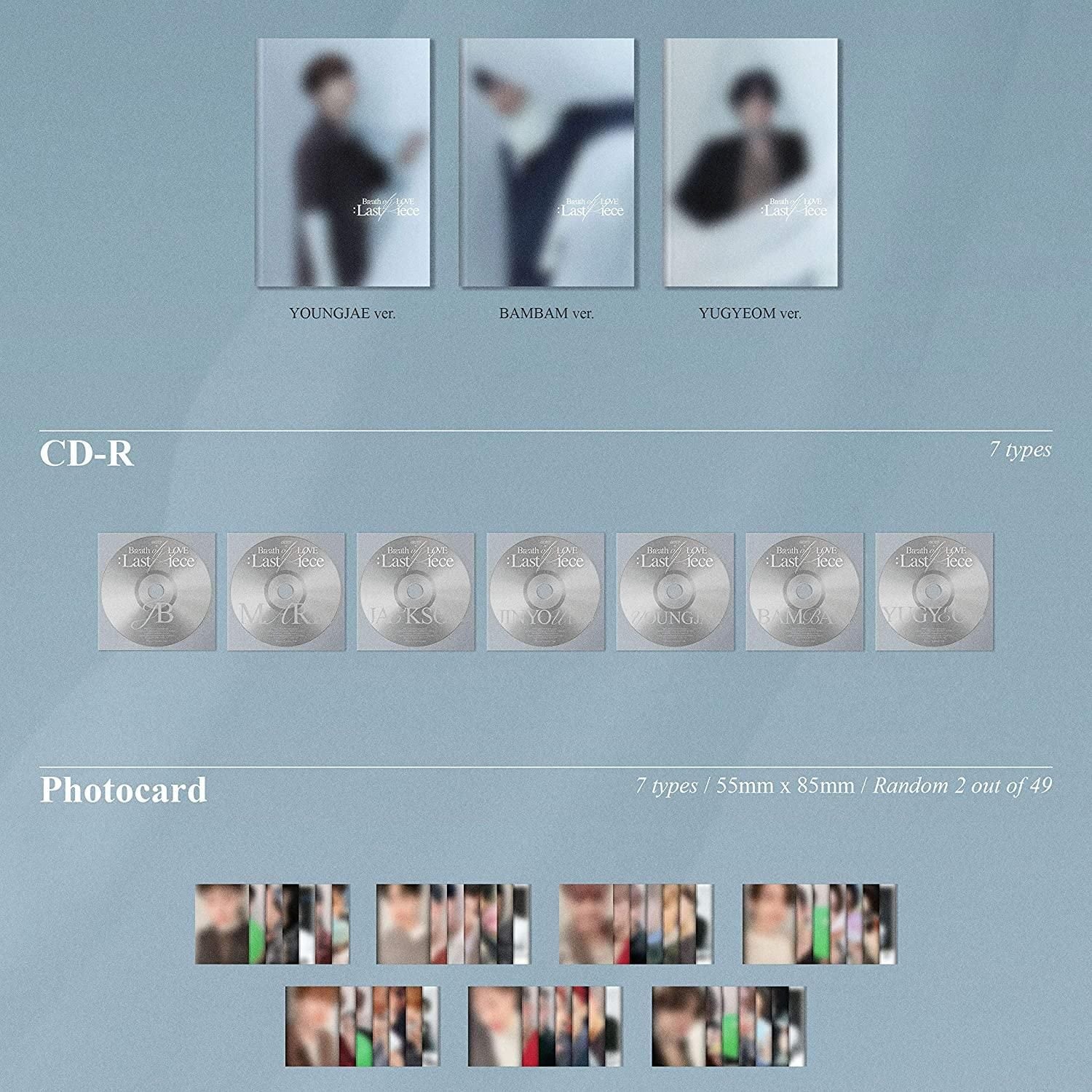 GOT7 - 4th Full Album - Breath of Love : Last Piece - EmpressKorea