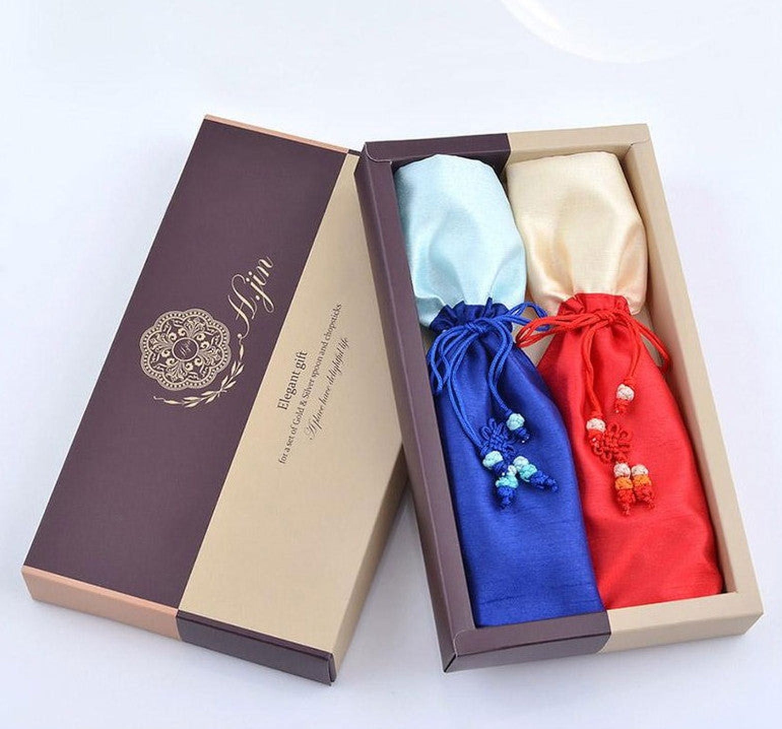 H.jin Korea National Flag Color Satin Spoon Set - EmpressKorea