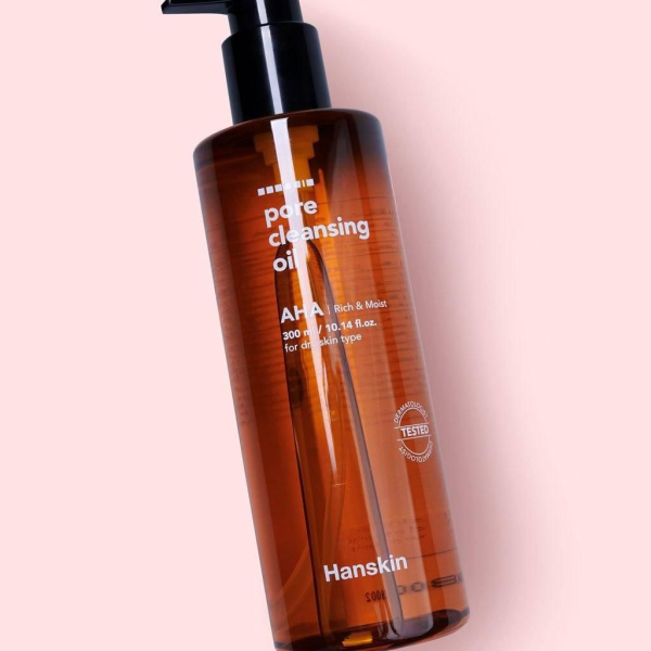HANSKIN Pore Cleansing Oil [AHA] 300ml - EmpressKorea