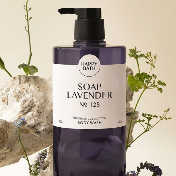 HAPPYBATH Original Collection Body Wash Soap Lavender Scent 910g - EmpressKorea