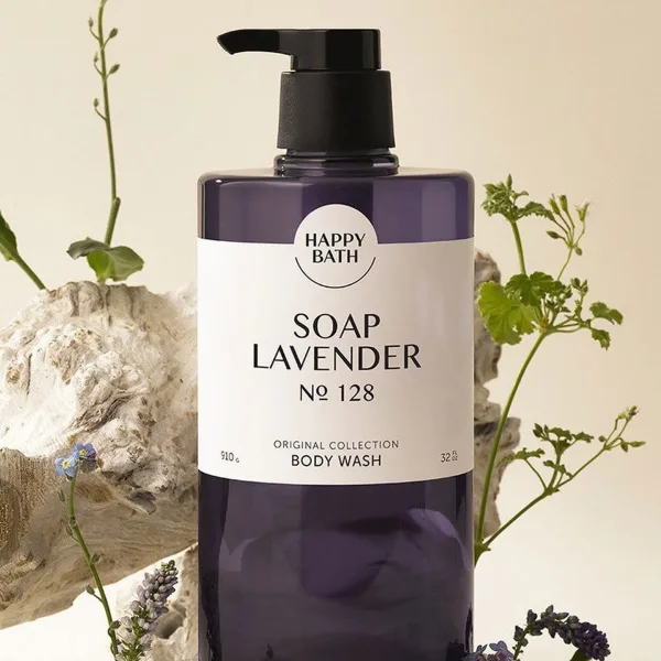 HAPPYBATH Original Collection Body Wash Soap Lavender Scent 910g - EmpressKorea