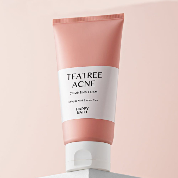 HAPPYBATH Tea Tree Acne Cleansing Foam 150g - EmpressKorea