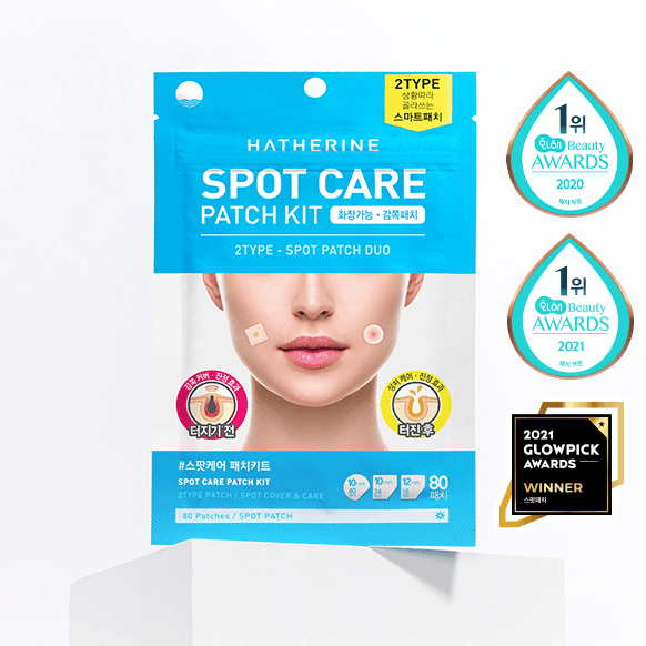 HATHERINE Spot Care Patch Kit (2 Types Spot Patch Duo) 80 Patches - EmpressKorea
