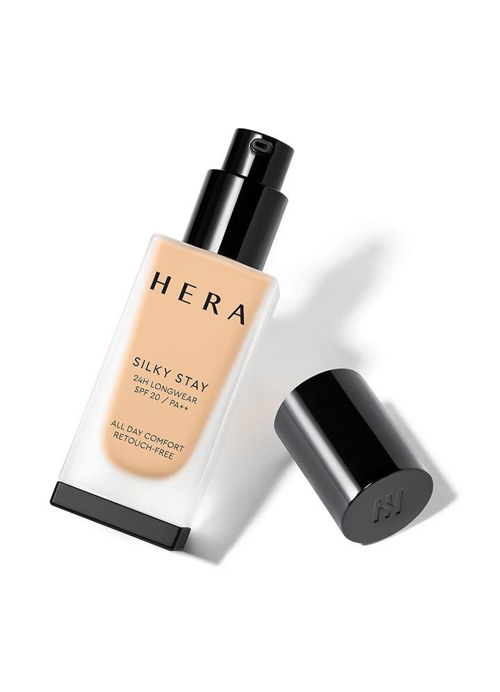 HERA Silky Stay 24H Longwear Foundation (12 Colors) SPF 20 PA++ 30g - EmpressKorea