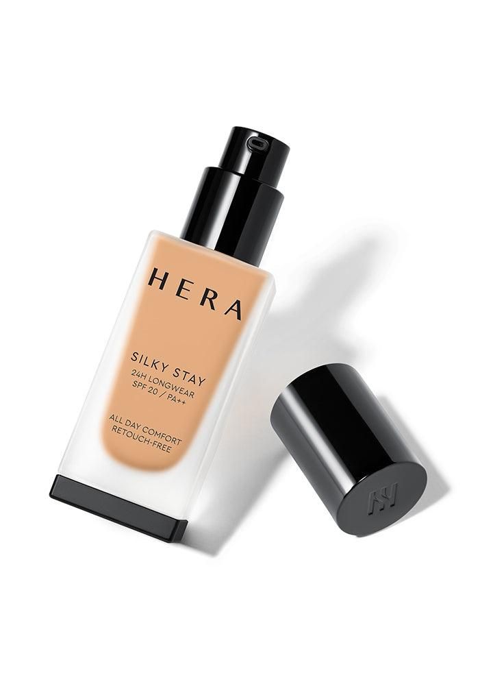 HERA Silky Stay 24H Longwear Foundation (12 Colors) SPF 20 PA++ 30g - EmpressKorea