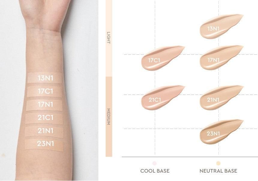 HERA Skin Radiant Glow Cushion with Refill (6 Colors) SPF 40 PA++ 15g - EmpressKorea