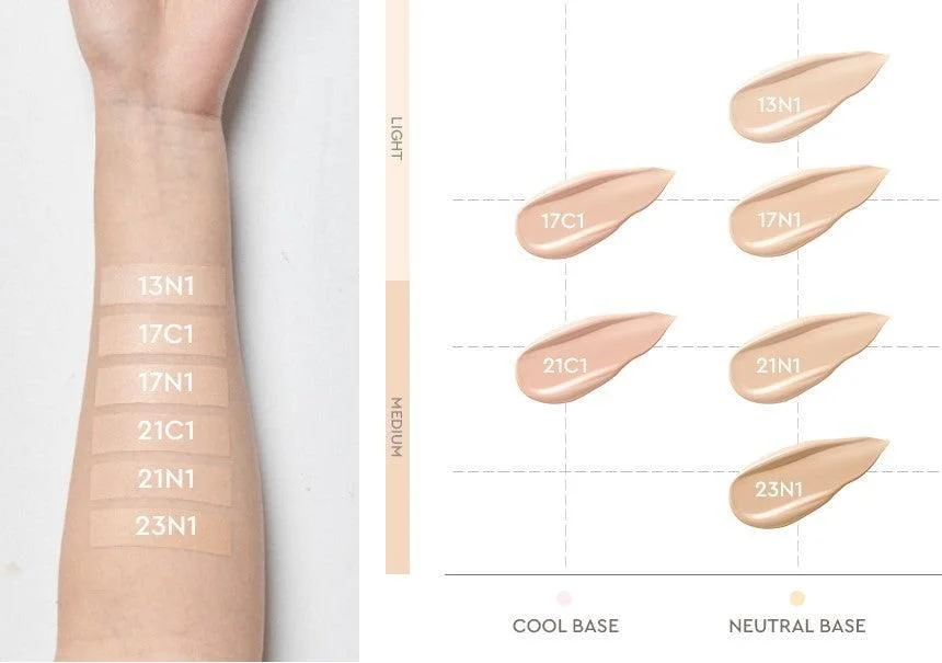 HERA Skin Radiant Glow Cushion with Refill (6 Colors) SPF 40 PA++ 15g - EmpressKorea