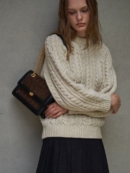 HERVE DAMIER BAG Suede Brown - EmpressKorea