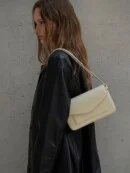 HERVE SATCHEL BAG Ivory - EmpressKorea