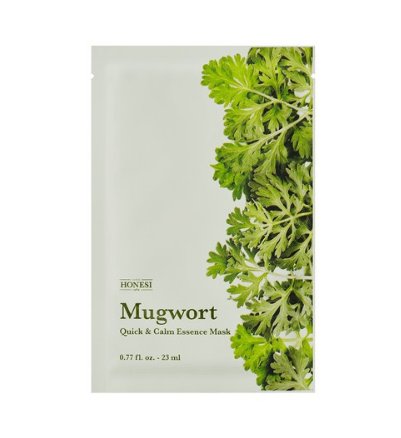 HONESI Quick & Calm Essence Mugwort Mask 10pcs - EmpressKorea