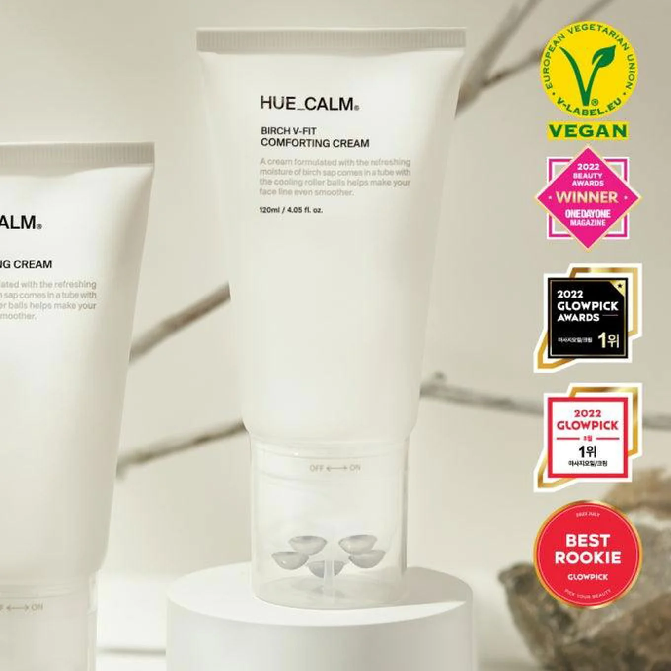 HUE_CALM Birch V-Fit Comforting Cream 120ml - EmpressKorea
