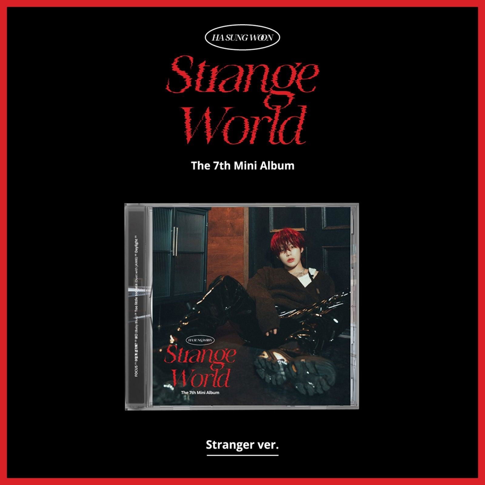 Ha Sung Woon - 7th Mini Album: Strange World Jewel Case (Stranger ver.) - EmpressKorea