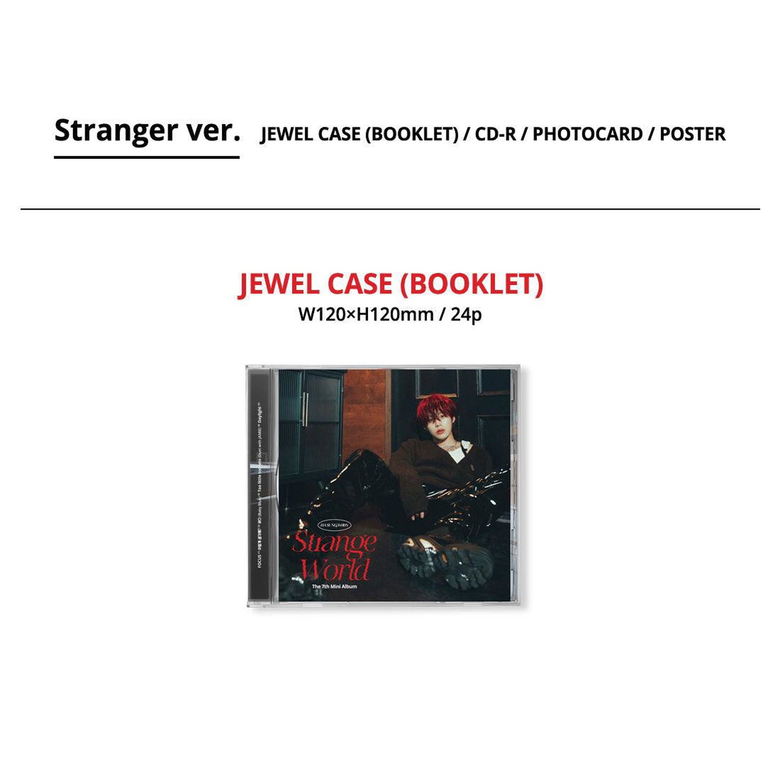 Ha Sung Woon - 7th Mini Album: Strange World Jewel Case (Stranger ver.) - EmpressKorea