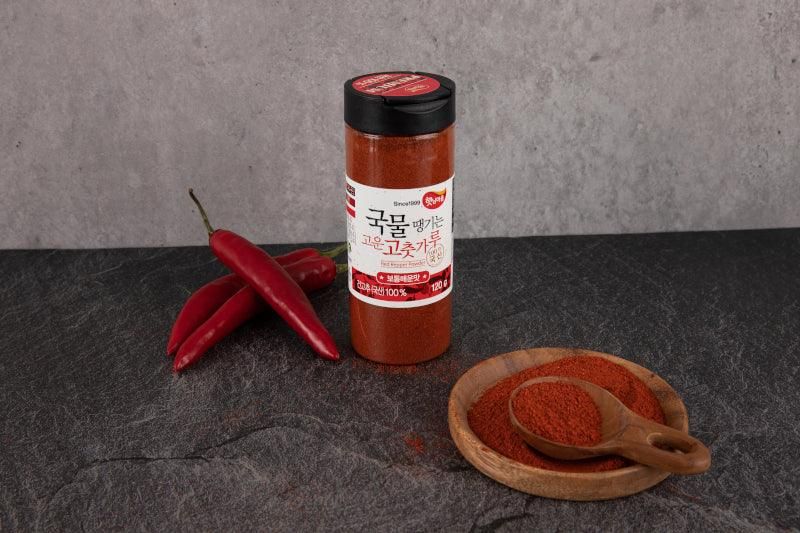 Haetnim Village  Domestic fine red pepper powder Medium Spicy 120g - EmpressKorea