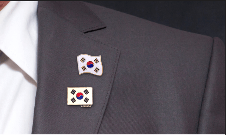 Hankook Mynyesa - Korean flag badge 4 kinds set - EmpressKorea