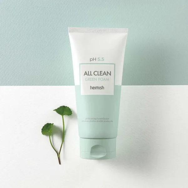 Heimish pH 5.5 All Clean Green Foam 150g - EmpressKorea