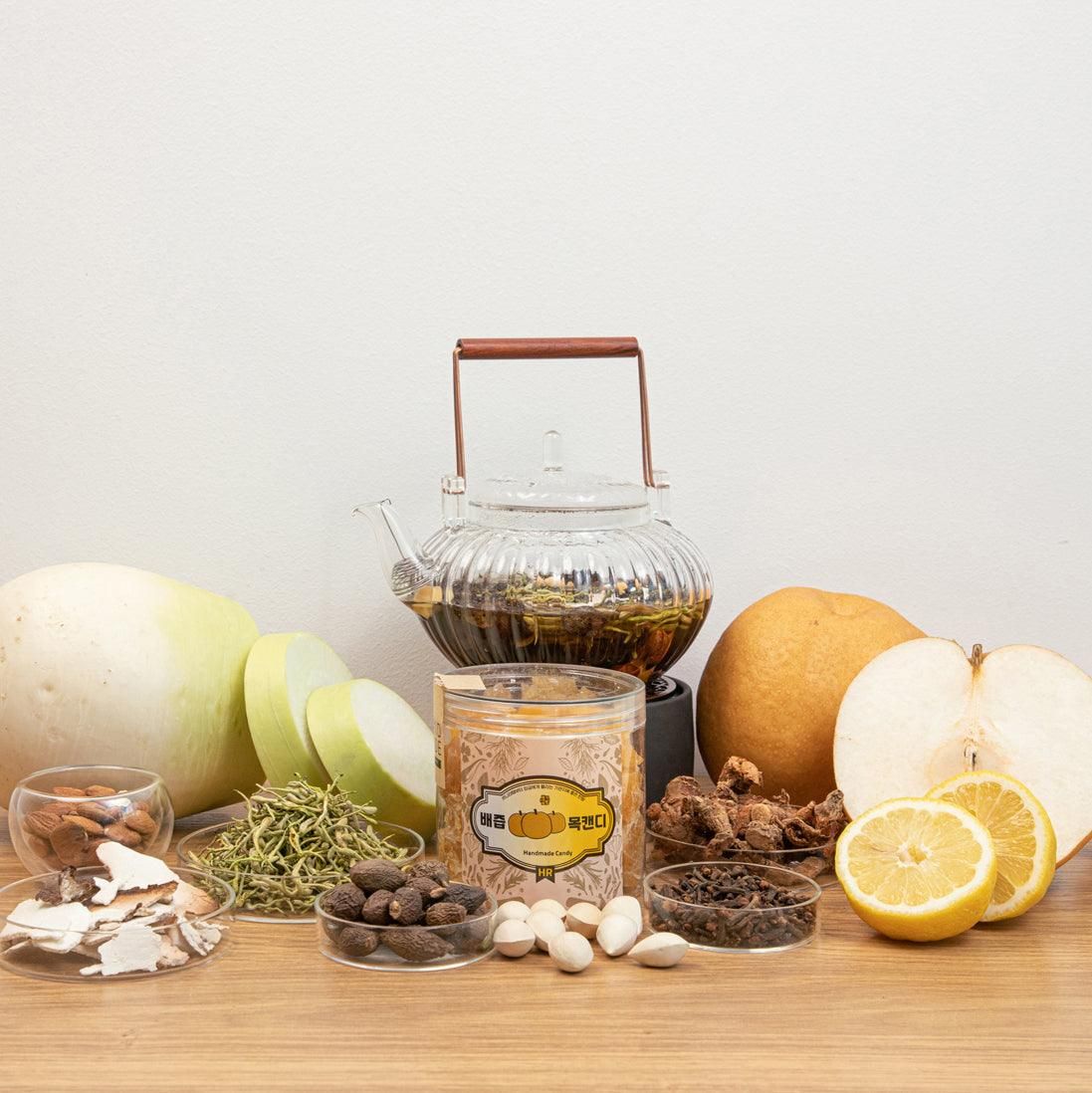 Homemade Pear Juice Throat Candy Stops coughing Removes phlegm 270g - EmpressKorea