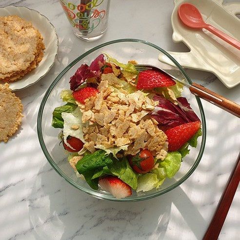 Horong Chips (small pack of 3 brown rice + oats + konjac chip snacks) 15g, 30pecies - EmpressKorea