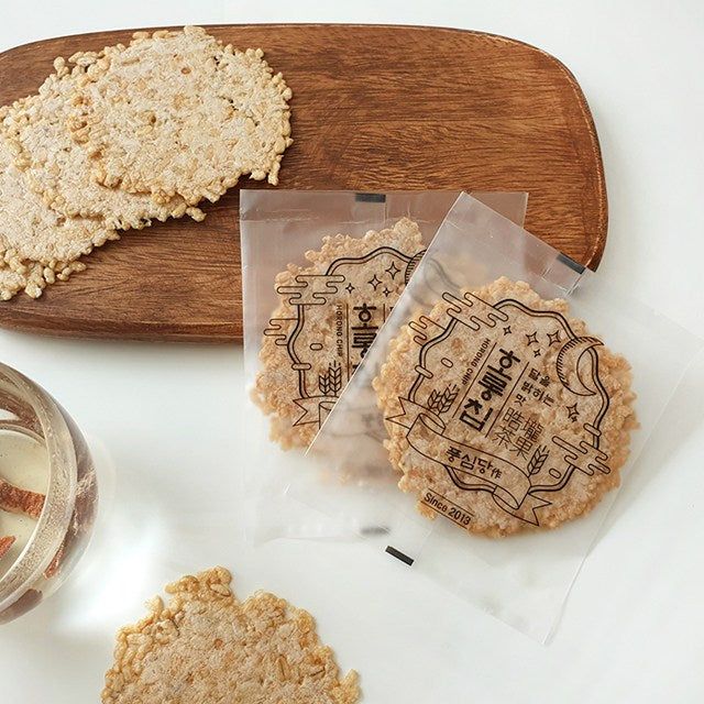 Horong Chips (small pack of 3 brown rice + oats + konjac chip snacks) 15g, 30pecies - EmpressKorea