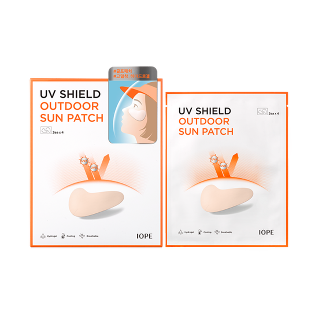 IOPE UV SHIELD Outdoor Sun Patch 2ea(3.5g)*4 - EmpressKorea