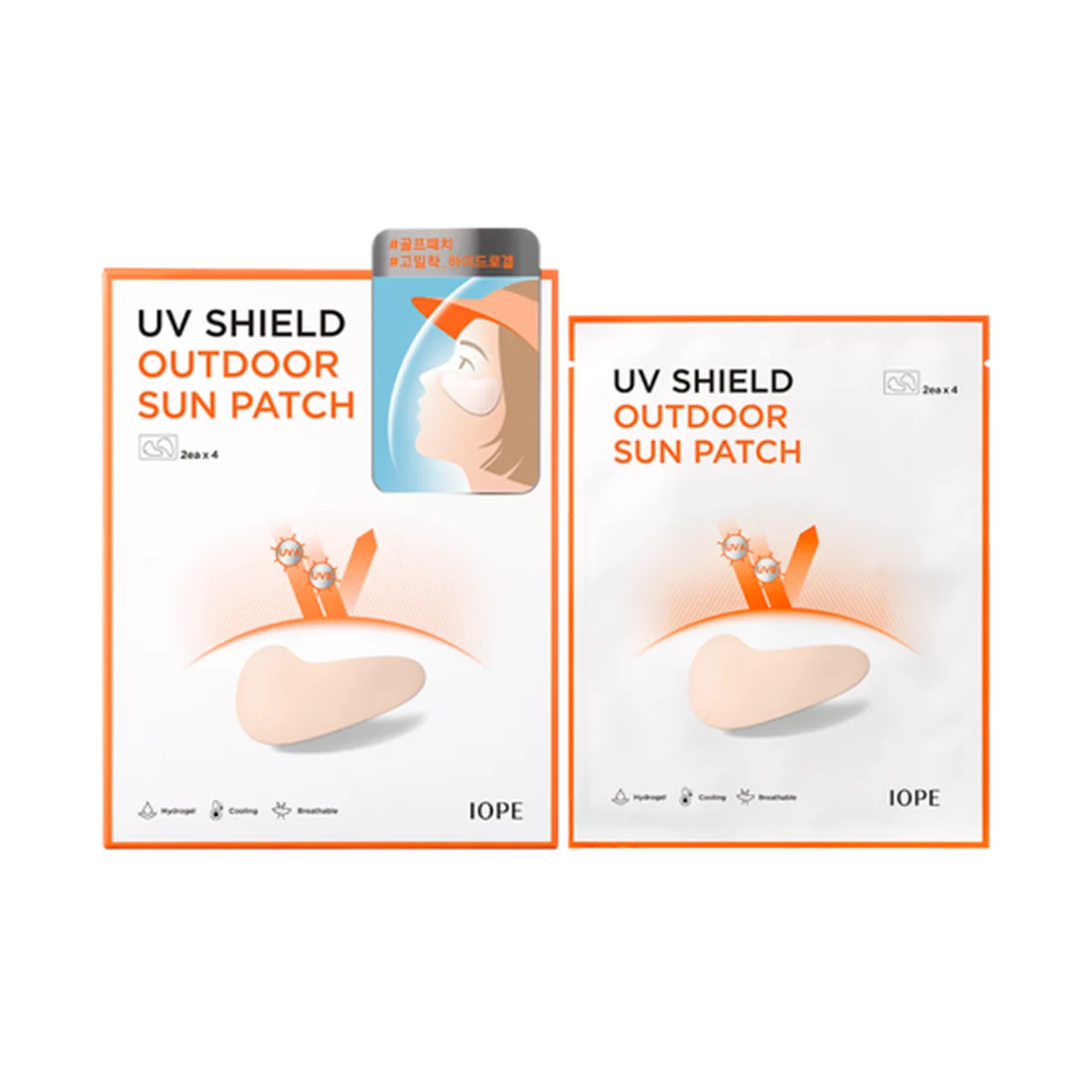 IOPE UV SHIELD Outdoor Sun Patch 2ea(3.5g)*4 - EmpressKorea