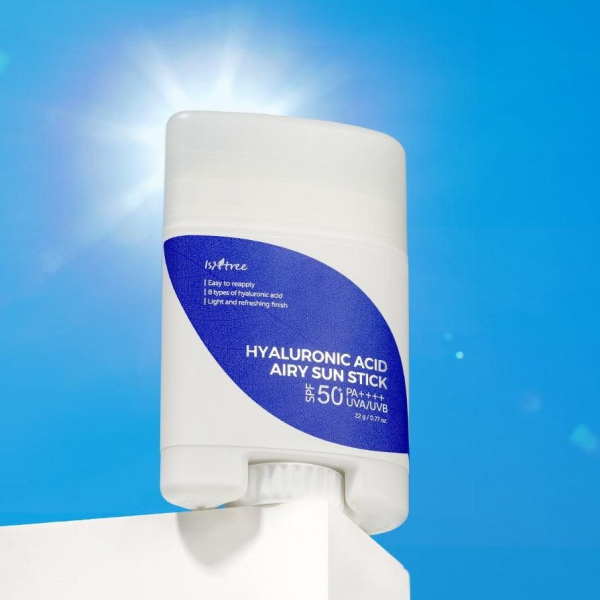 ISNTREE Hyaluronic Acid Airy Sun Stick SPF 50+ PA++++ 22g - EmpressKorea