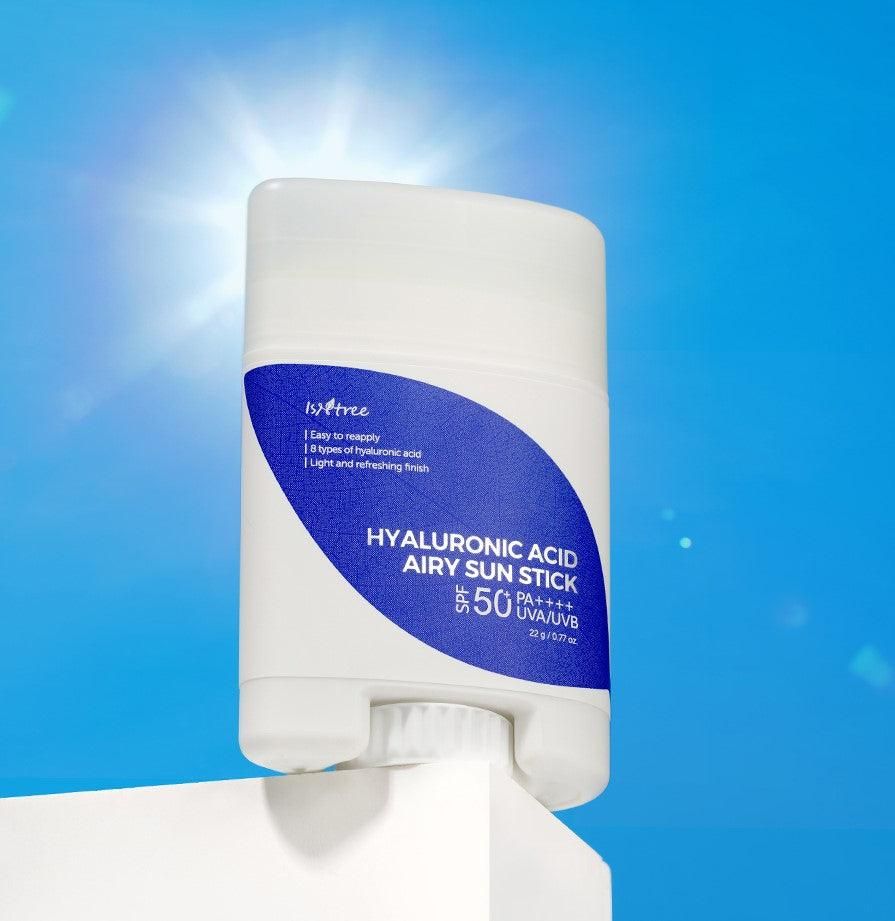 ISNTREE Hyaluronic Acid Airy Sun Stick SPF 50+ PA++++ 22g - EmpressKorea