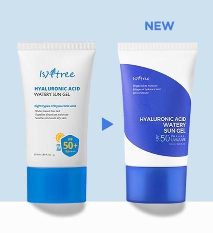 ISNTREE Hyaluronic Acid Watery Sun Gel SPF 50+ PA++++ 50ml - EmpressKorea