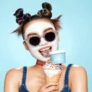 I DEW CARE Cake My Day Hydrating Sprinkle Wash-Off Mask 100g - EmpressKorea