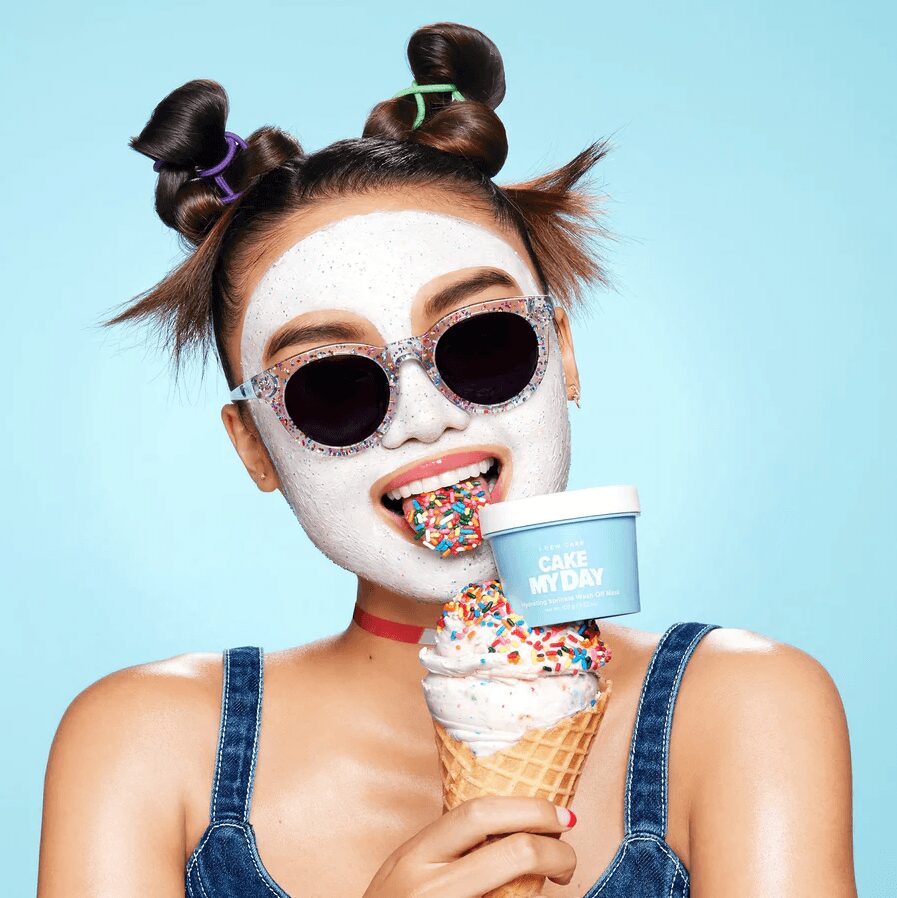 I DEW CARE Cake My Day Hydrating Sprinkle Wash-Off Mask 100g - EmpressKorea