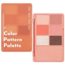I'M MEME I'M Color Pattern Palette | 6 Colors Eyeshadow and 1 Blush Palette | 001 Coral Pattern | K-Beauty - EmpressKorea