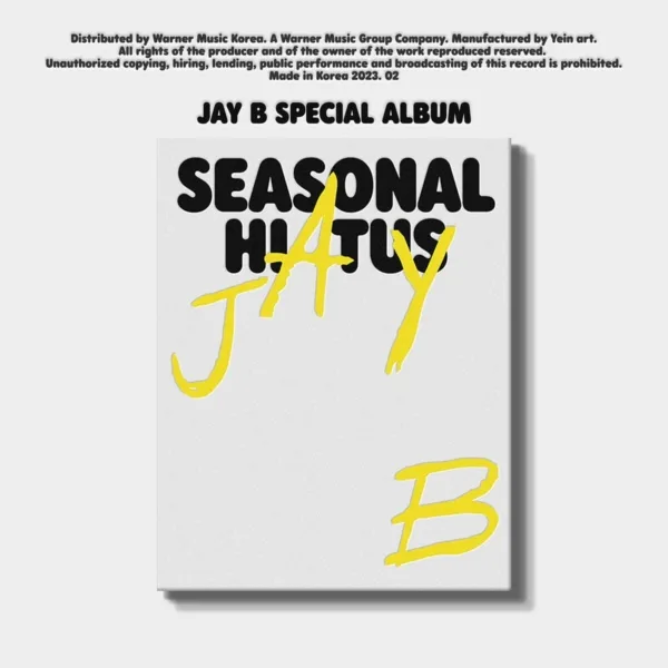 JAY B - Special Album: Seasonal Hiatus - EmpressKorea