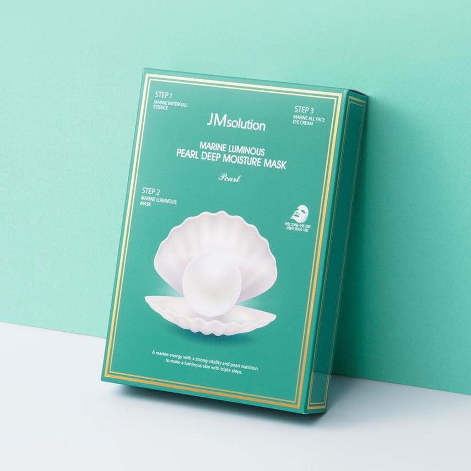 JM Solution Marine Luminous Pearl Deep Moisture Mask Pearl 10EA - EmpressKorea