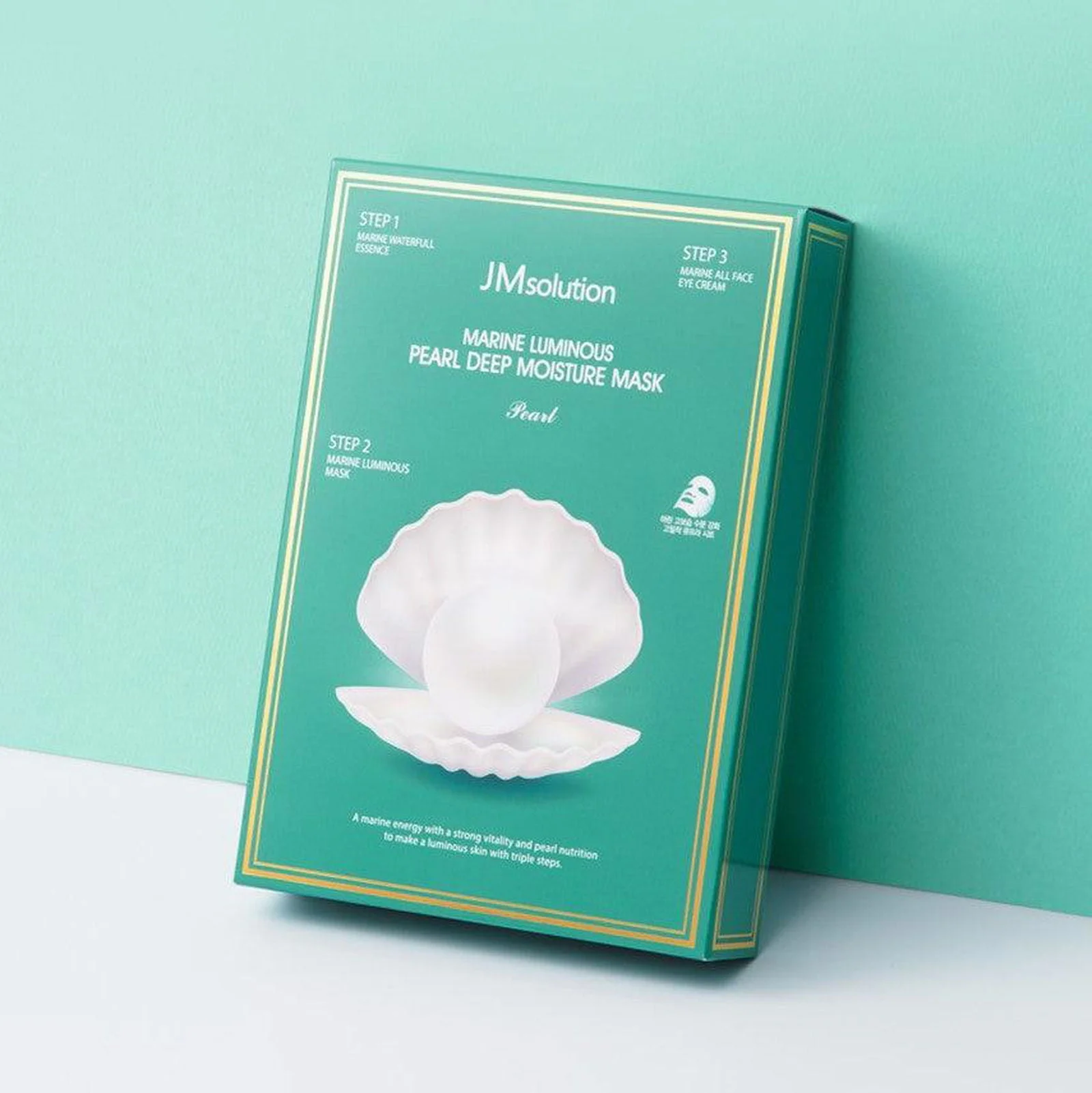 JM Solution Marine Luminous Pearl Deep Moisture Mask Pearl 10EA - EmpressKorea