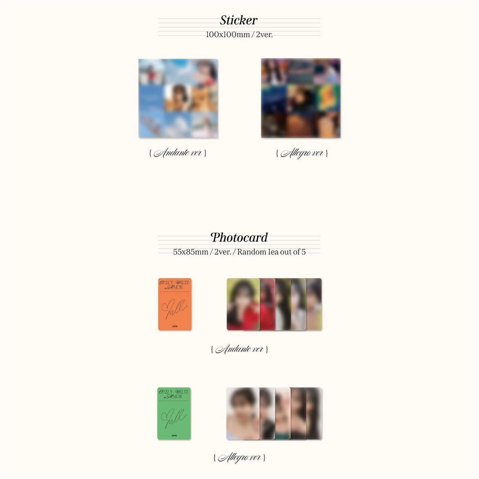 JO YURI - 1st Mini Album: Op.22 Y-Waltz in Major - EmpressKorea