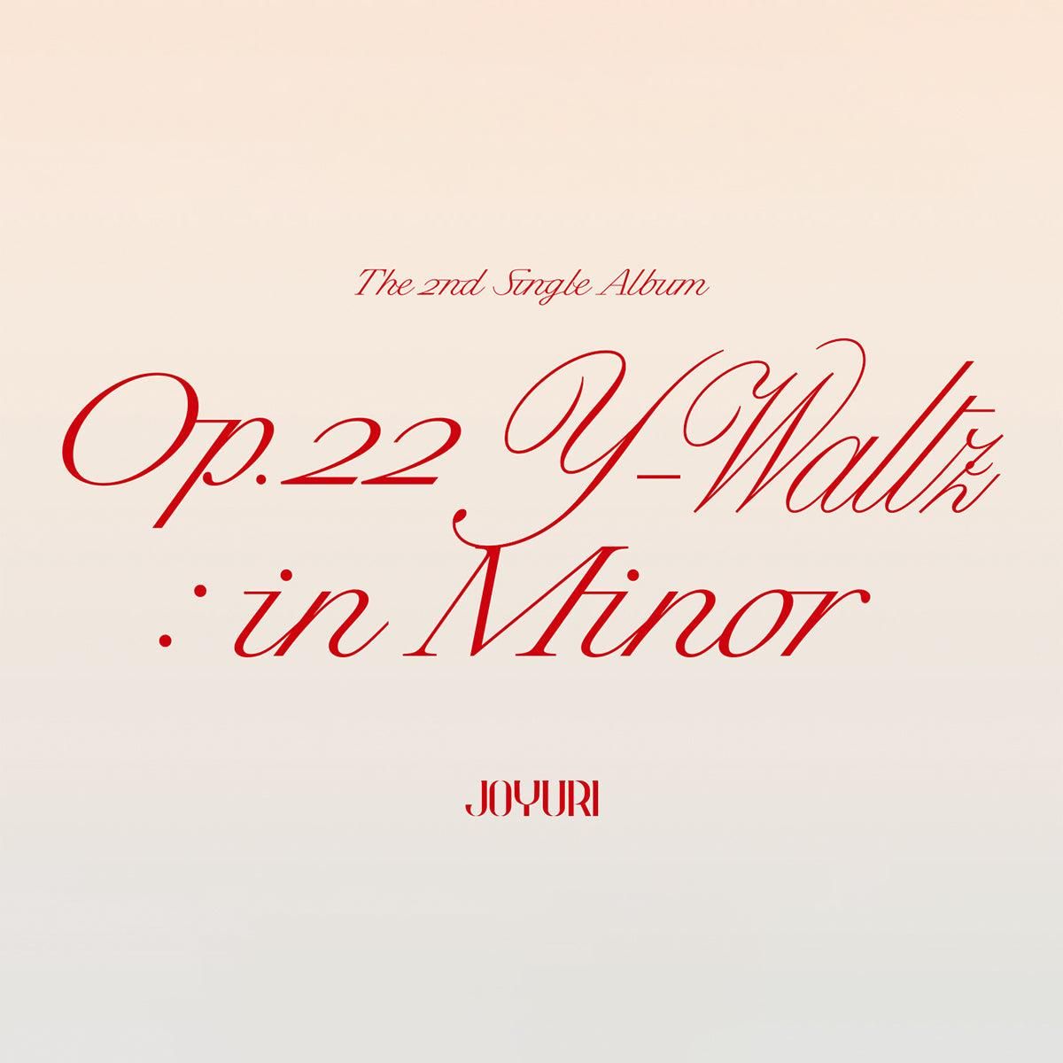 JO YURI - 2nd Single Album: Op.22 Y-Waltz in Minor (Jewel Ver.) - EmpressKorea