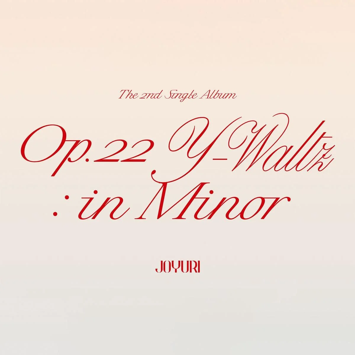 JO YURI - 2nd Single Album: Op.22 Y-Waltz in Minor (Jewel Ver.) - EmpressKorea