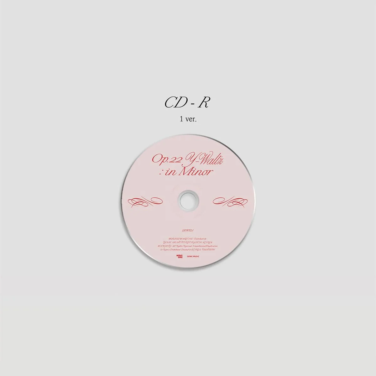 JO YURI - 2nd Single Album: Op.22 Y-Waltz in Minor (Jewel Ver.) - EmpressKorea